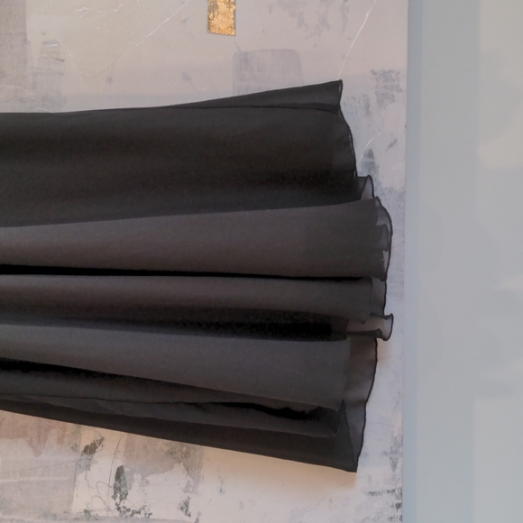 Halter Black Dress 100% Silk Size Small - Picture 3 of 5